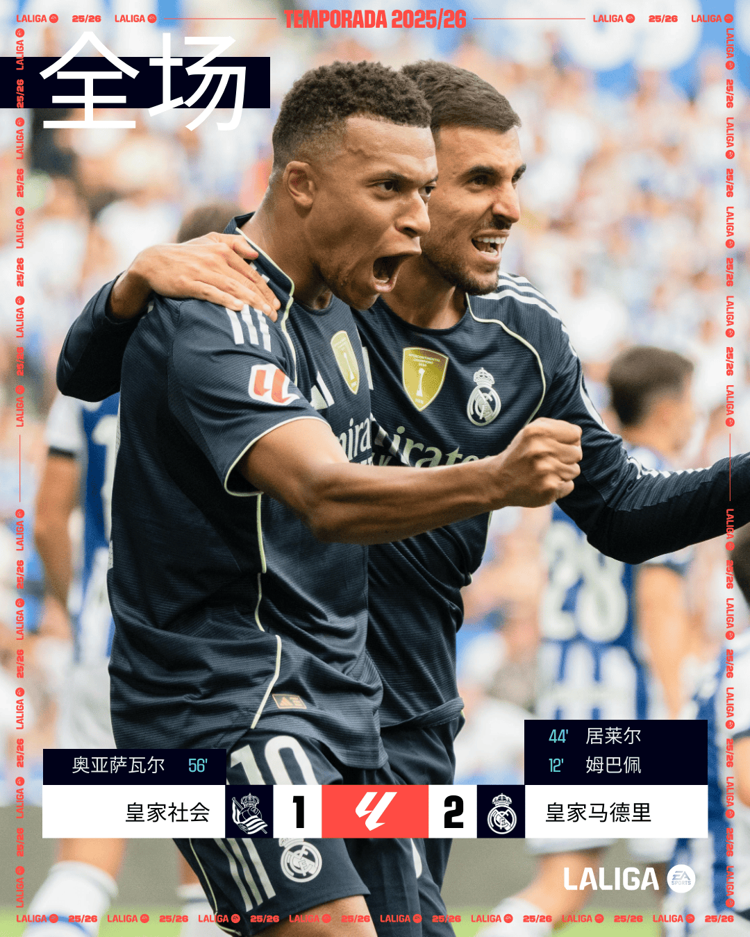 皇马客场险胜，走上晋级之路